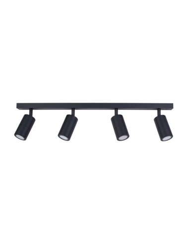 PG4BARBL - GU10 Exterior Adjustable Head Bar Lights (Black) IP44