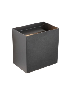 Exterior 20W LED Up/Down Wall Light Matt Black / Warm White TOCA3
