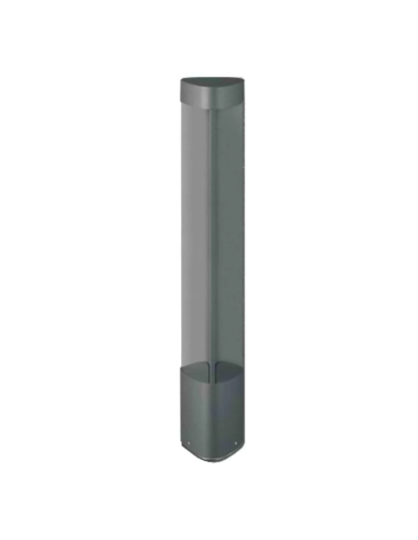 BOL2A - LED Surface Mounted Grey Bollard Lights IP54