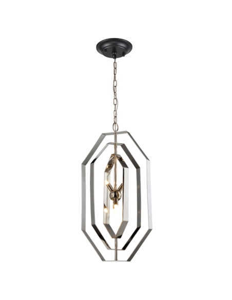 ORBITA1 - ORBITA Bohemian Polished Nickel Pendant Light