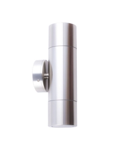 Poseidon 12V MR16 Up & Down Wall Pillar Light Stainless PMUDSS
