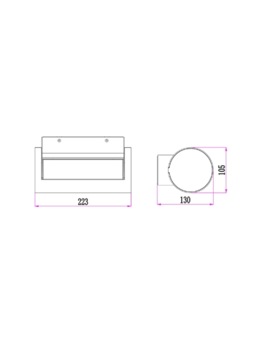 SOMBRA02 - SOMBRA Exterior LED Adjustable Eyelid SOMBRA02