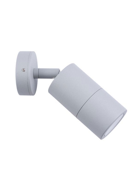 PM1ASIL - MR16 Exterior Wall Pillar Spot Lights (Matte Grey) IP65