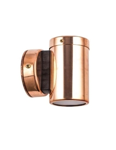 Poseidon 12V MR16 Fixed Wall Pillar Light Solid Copper - PM1FCEC