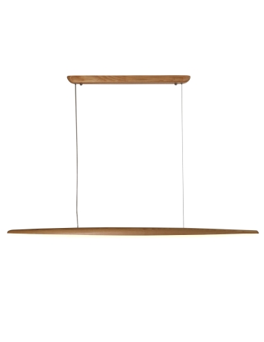 OL60630/1300 - Eastoft Hand Crafted Ash Wood 1.3m CCT LED Linear Pendant