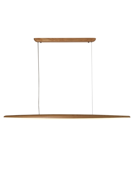 OL60630/1300 - Eastoft Hand Crafted Ash Wood 1.3m CCT LED Linear Pendant