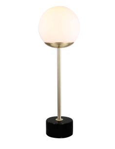 OL93651AB - Milton Table Lamp Marble and Antique BrassOL93651AB