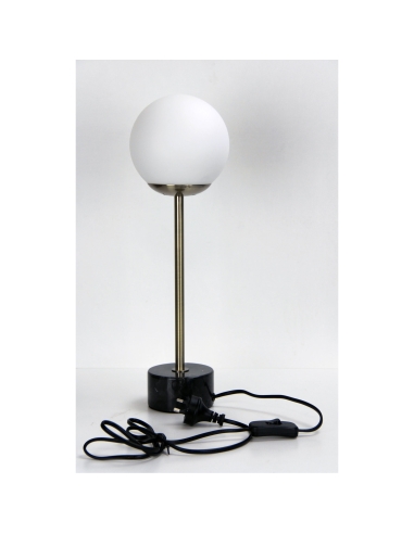 OL93651AB - Milton Table Lamp Marble and Antique OL93651AB