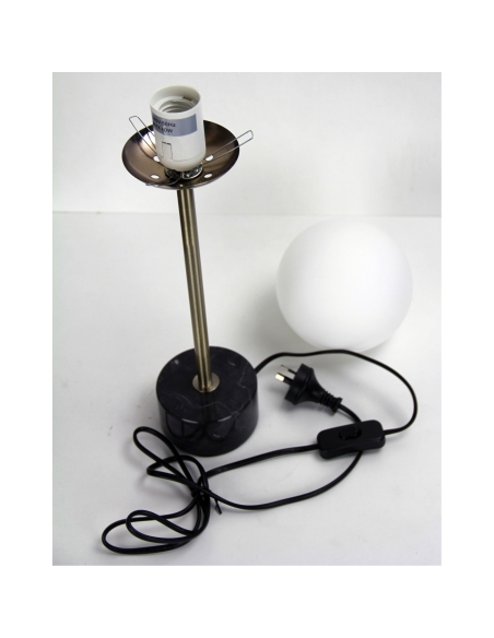 OL93651AB - Milton Table Lamp Marble and Antique OL93651AB