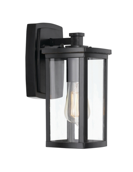REESE EX18-BK - REESE 180 EXTERIOR WALL LIGHT - BLACK