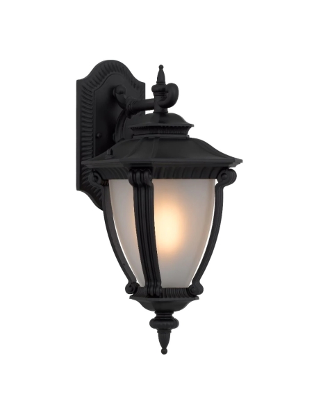 DELFINO EX-BK - DELFINO EXTERIOR WALL LIGHT - BLACK