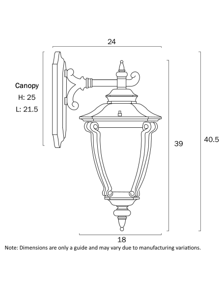 DELFINO EX-BK - DELFINO EXTERIOR WALL LIGHT - DELFINO EX-BK