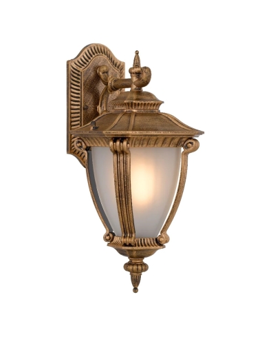 DELFINO EX-GD - DELFINO EXTERIOR WALL LIGHT - GOLD