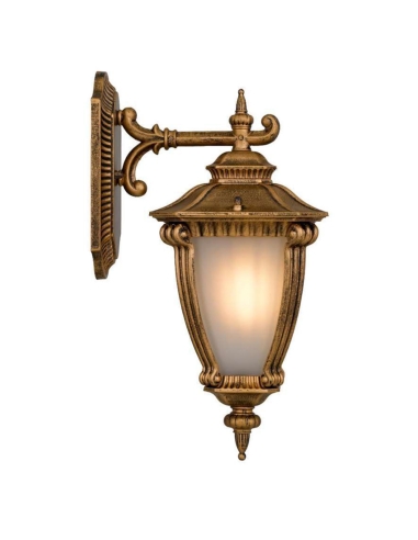 Gold outdoor wall deals sconce