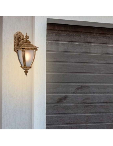 DELFINO EX-GD - DELFINO EXTERIOR WALL LIGHT - GOLDDELFINO EX-GD