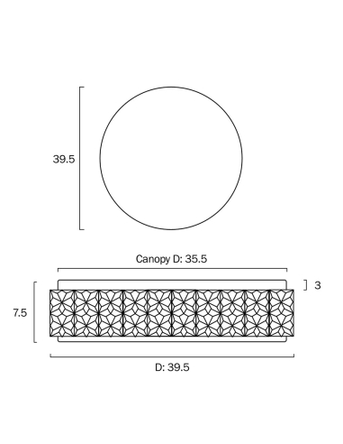 TEREZA OY40-WH3C - TEREZA 40 30W LED OYSTER 3CCT TEREZA OY40-WH3C