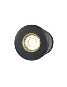 Luc 3W 8V~26V LED Inground Uplighter Black / Warm White - LUC.G3-BK83-826