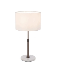Placin Table Lamp Bronze Iron White Marble - PLACIN TL-BZIVPLACIN TL-BZIV