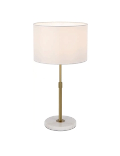 Placin Table Lamp Antique Gold Iron White Marble - PLACIN PLACIN TL-AGIV 2