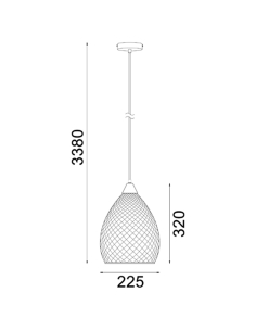 RICTUS3 - RICTUS Bohemian Glass with Quadrilateral Segments RICTUS3 2