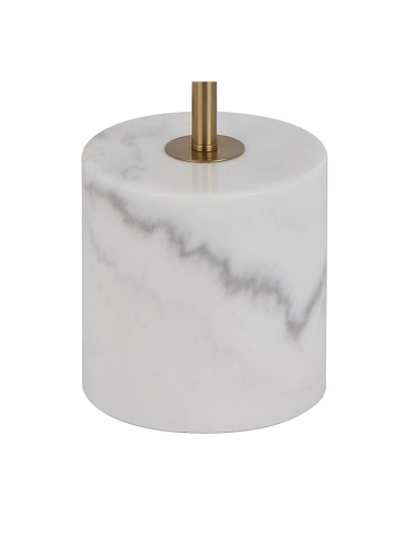 ORTEZ Floor Lamp Light Gold Iron / White Marble - ORTEZ FL-WHAG