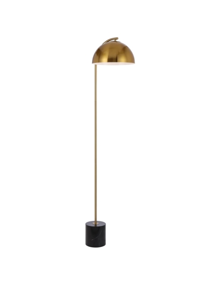 ORTEZ FL-BKAG - ORTEZ FLOOR LAMP - BLACK ANTIQUE GOLD