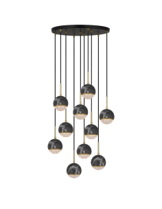 Oneta Pendant 10 Lights Black Iron - ONETA PE10-BKCLONETA PE10-BKCL
