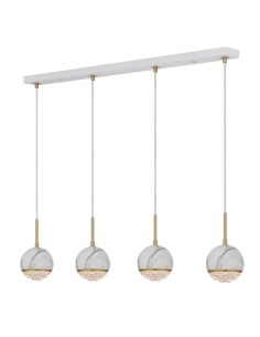 Oneta 4 Light Pendant White - ONETA PE04-WHCLONETA PE04-WHCL