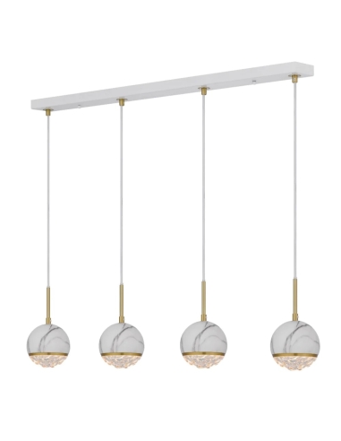 ONETA PE04-WHCL - ONETA 4 LIGHTS PENDANT - WHITE
