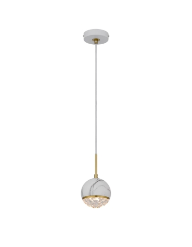 ONETA PE01-WHCL - ONETA 1 LIGHT PENDANT - WHITEONETA PE01-WHCL