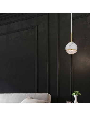 ONETA PE01-WHCL - ONETA 1 LIGHT PENDANT - WHITEONETA PE01-WHCL