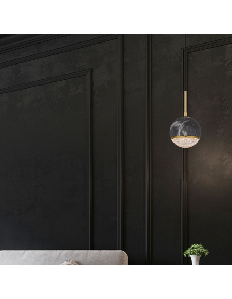 ONETA PE01-BKCL - ONETA 1 LIGHT PENDANT - BLACKONETA PE01-BKCL