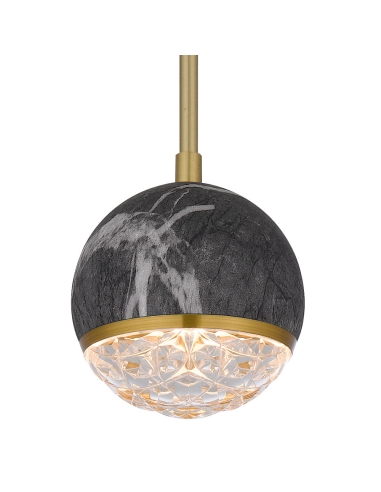 ONETA PE01-BKCL - ONETA 1 LIGHT PENDANT - BLACKONETA PE01-BKCL