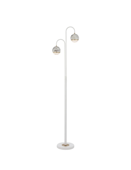 ONETA FL2-WHCL - ONETA 2 LIGHTS FLOOR LAMP - WHITE