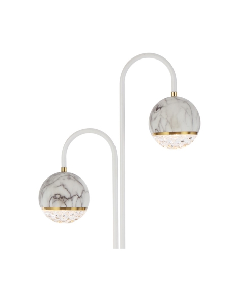 ONETA FL2-WHCL - ONETA 2 LIGHTS FLOOR LAMP - WHITEONETA FL2-WHCL