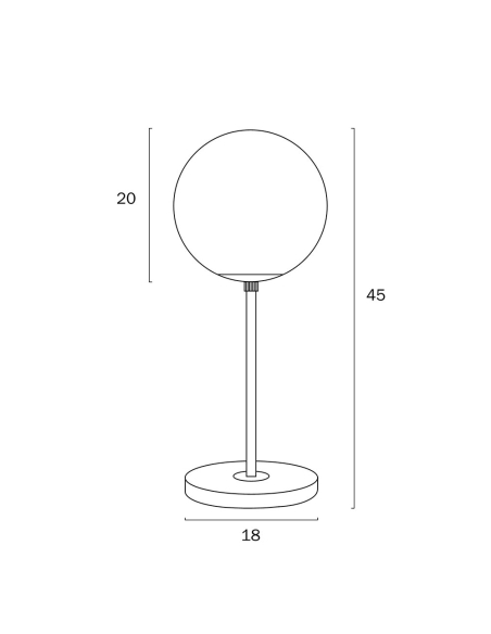 OLIANA TL20-AGMB - OLIANA TABLE LAMPOLIANA TL20-AGMB