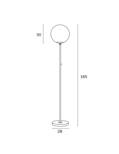 OLIANA FL-AGMB - OLIANA FLOOR LAMP - ANTIQUE GOLDOLIANA FL-AGMB 2