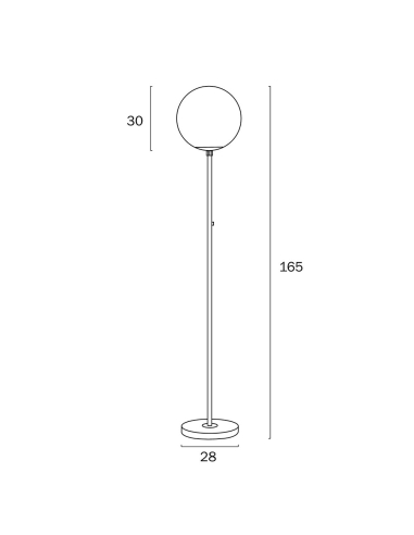 OLIANA FL-AGMB - OLIANA FLOOR LAMP - ANTIQUE GOLDOLIANA FL-AGMB