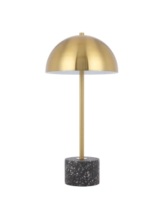 DOMEZ TL-BKTRZAG - DOMEZ TABLE LAMP - BLACK TERRAZZODOMEZ TL-BKTRZAG