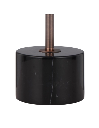 Domez Table Lamp Antique Gold Iron Black Terrazzo DOMEZ TL-BKMBZ