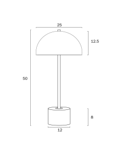 DOMEZ TL-BKMBZ - DOMEZ TABLE LAMP - BRONZEDOMEZ TL-BKMBZ 2