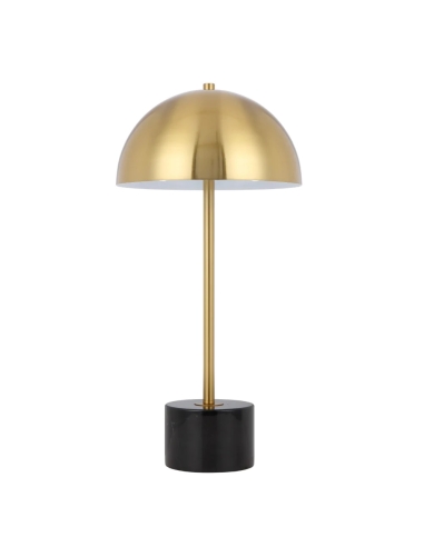 Domez Table Lamp Antique Gold Iron Black Marble - DOMEZ TL-BKMAG