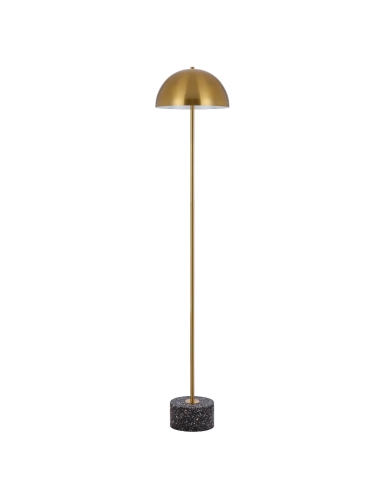 DOMEZ FL-BKTRZAG - DOMEZ FLOOR LAMP - BLACK TERRAZZO
