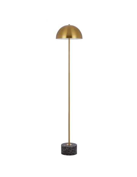 DOMEZ FL-BKTRZAG - DOMEZ FLOOR LAMP - BLACK TERRAZZO