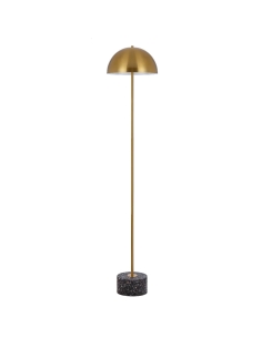 DOMEZ Floor Lamp Bronze Iron Black Marble - DOMEZ FL-BKMBZDOMEZ FL-BKMBZ