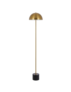 DOMEZ Floor Lamp Antique Gold Iron Black Marble - DOMEZ DOMEZ FL-BKMAG