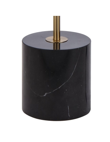 DOMEZ Floor Lamp Antique Gold Iron Black Marble - DOMEZ FL-BKMAG