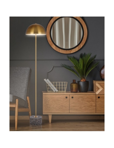 DOMEZ FL-BKTRZAG - DOMEZ FLOOR LAMP - BLACK DOMEZ FL-BKTRZAG