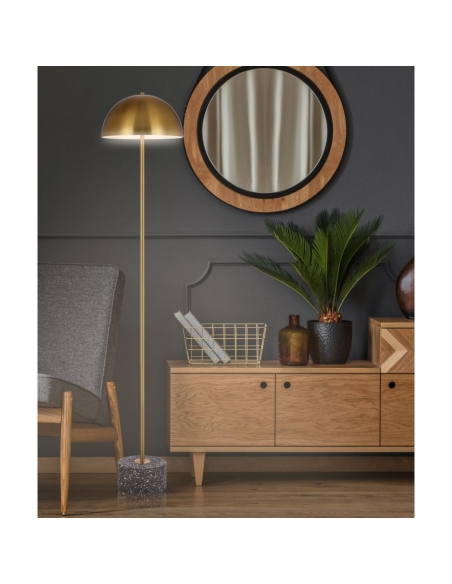 DOMEZ FL-BKTRZAG - DOMEZ FLOOR LAMP - BLACK DOMEZ FL-BKTRZAG