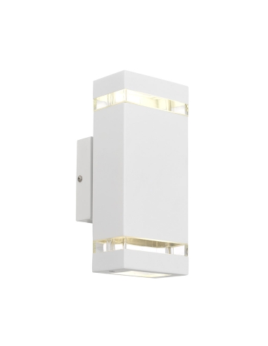 DIXON Up / Down Wall Lights White Stainless Steel - DIXON EX2-WH